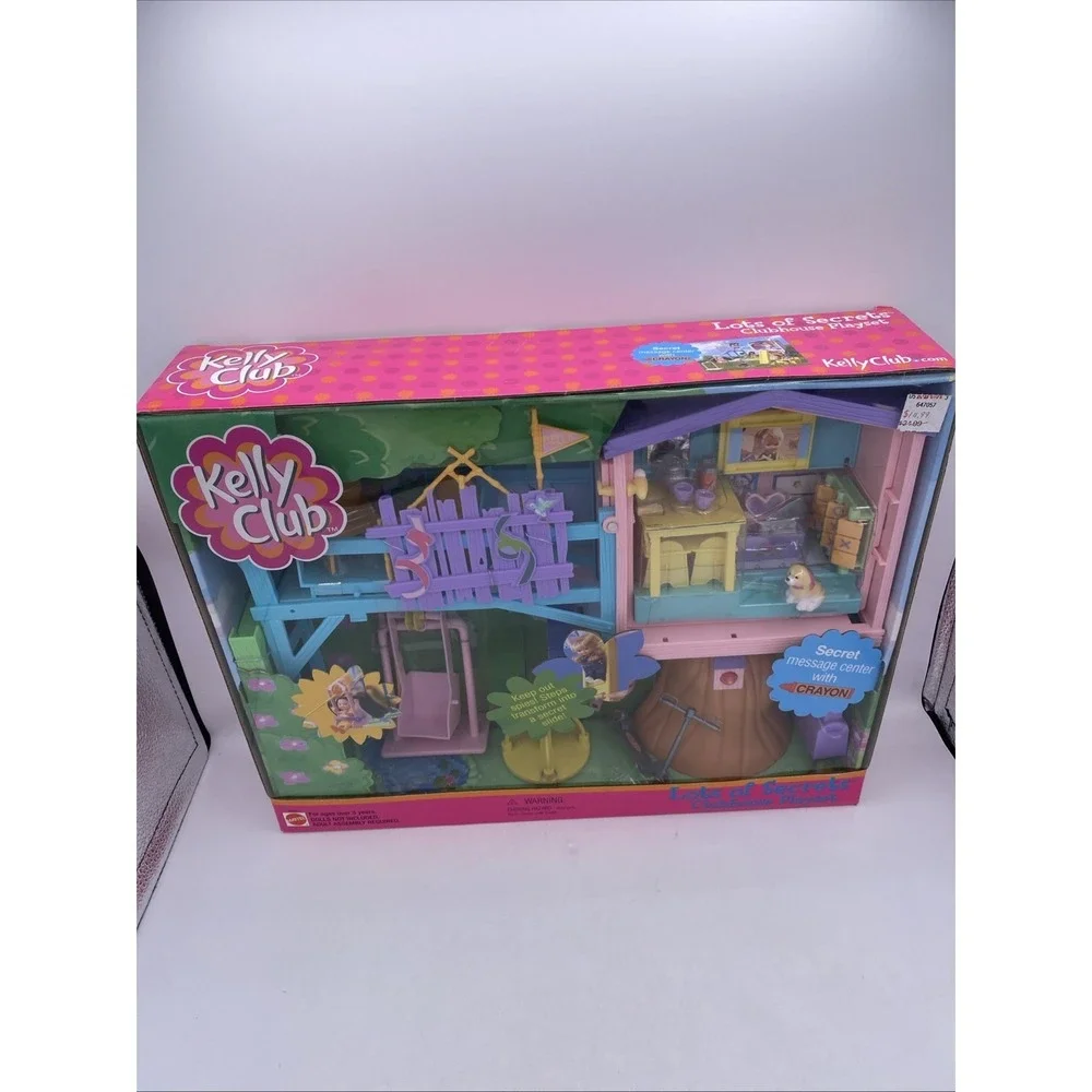 2002 KELLY CLUB LOTS OF SECRETS CLUBHOUSE PLAYSET - 88923 - ORI BOX UNOPENED - Picture 8 of 16